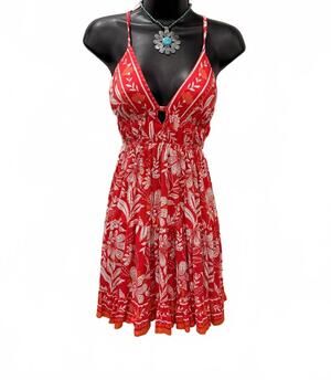 NEW ANGIE women's lilo mini dress in red